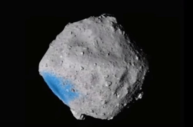 #video Japonski znanstveniki ustvarili prvi umetni krater na asteroidu