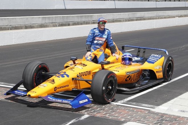 Fernando Alonso izpadel v dodatnih kvalifikacijah za 500 milj Indianapolisa