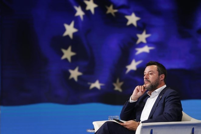 Salvinijeva Liga je na nedeljskih evropskih volitvah v Italiji prejela 34,3 odstotka glasov.