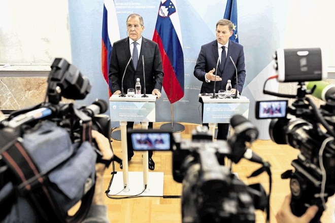 Ruski in slovenski zunanji minister Sergej Lavrov in Miro Cerar