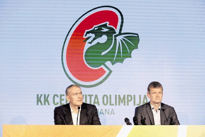 Emila Tedeschija (levo) in Tomaža Berločnika čaka še veliko dela, preden bo projekt Cedevite Olimpije zaživel v popolnosti.