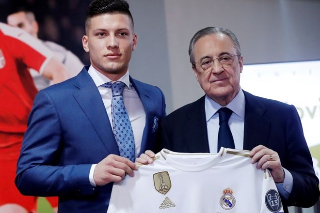 Real Madrid je javnosti že predstavil napadalca Luko Jovića. (Foto: Reuters)