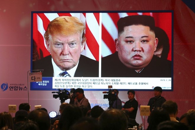 Donald Trump in Kim Jong Un