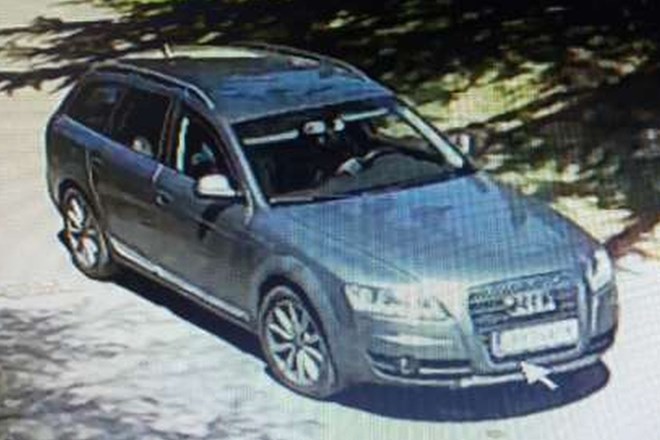 Policisti v povezavi z ropom v Ankaranu iščejo Audi A6