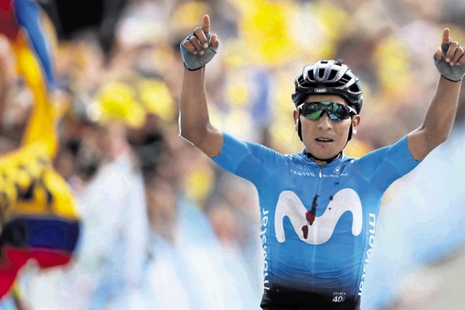 Kraljevsko etapo Toura je Nairo Quintana dobil po celodnevnem begu.