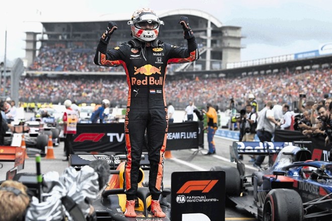 Max Verstappen se je v Nemčiji veselil svoje druge zmage v sezoni.