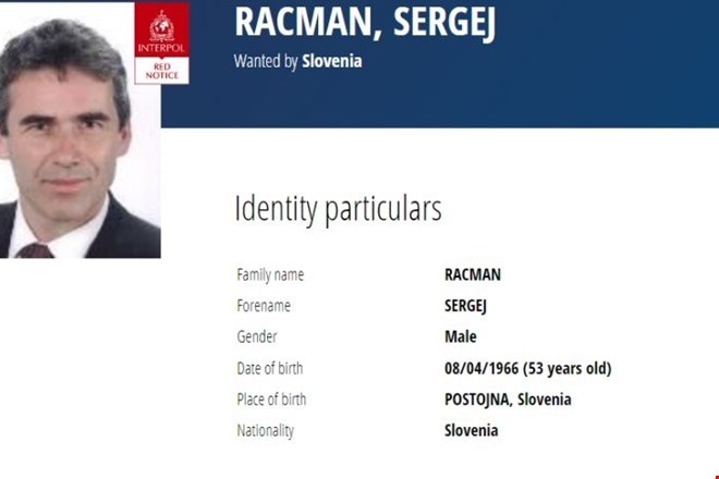 Poleg Racmana s pomočjo Interpola Slovenija išče še šest oseb