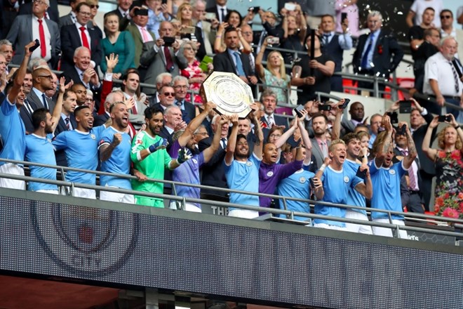 Manchester City po kazenskih strelih osvojil angleški superpokal