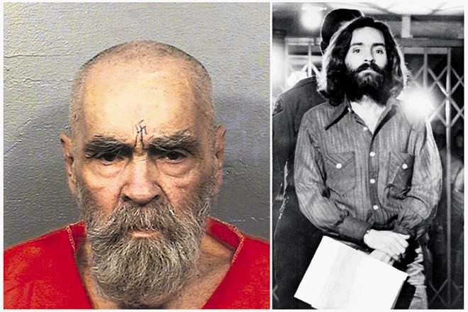Na levi fotografiji je verjetno zadnji posnetek Charlesa Mansona iz avgusta 2017, tri mesece pred njegovo smrtjo, na desni pa...