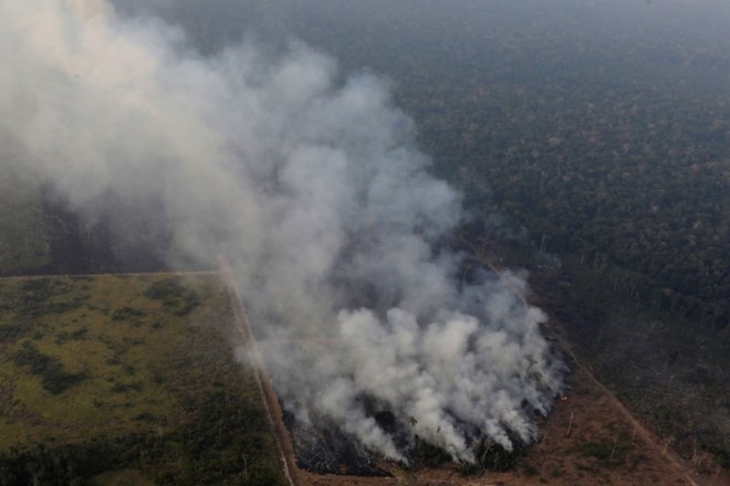 Francija zaradi požarov v amazonskem pragozdu stopnjuje politični pritisk na Brazilijo