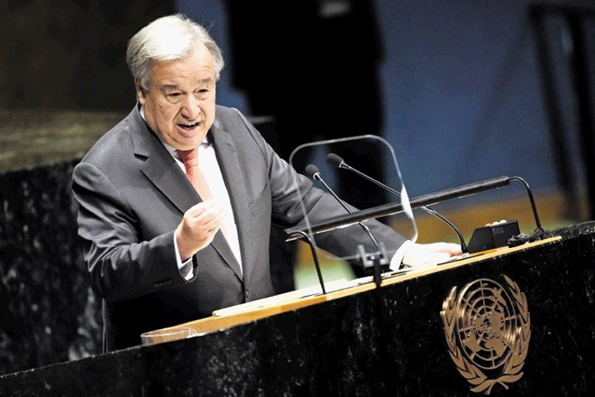 Generalni sekretar OZN Antonio Guterres je svaril pred nastankom velike razpoke.