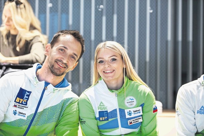 Sašo Bertoncelj in Teja Belak sta glavna slovenska upa v boju za olimpijske vozovnice.