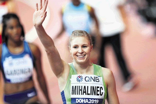 Maja Mihalinec je z nasmeškom zapustila Doho, kjer je izpolnila olimpijsko normo in postala dvanajsta sprinterka sveta na 200...