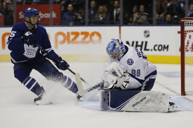 Ekipa Tampa Bay Lightning je moštvu Toronto Maple Leafs zabila kar sedem golov. (Foto: USA TODAY Sports)