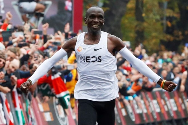Eliud Kipchoge, prvi človek, ki je maraton pretekel v manj kot dveh urah.