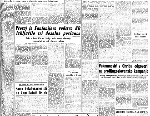 Zgodovinska fronta: Blokovska milijarda v strahu pred 18 milijoni Jugoslovanov