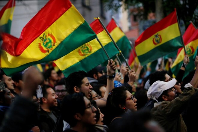 Protesti v Boliviji. AP