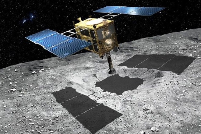 Japonska sonda se z vzorci z asteroida vrača proti Zemlji