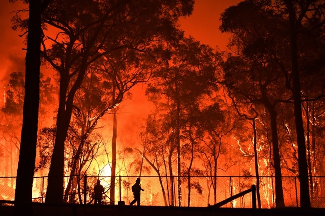 Za vzhod in jug Avstralije izdali opozorilo zaradi požarov