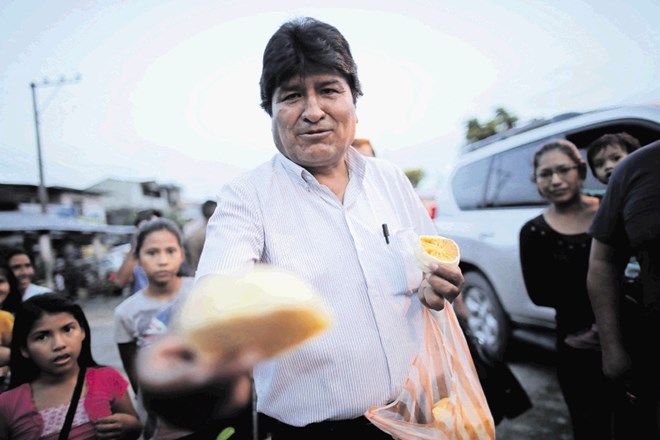 Vrenje v Boliviji: Morales stopil v lastno past