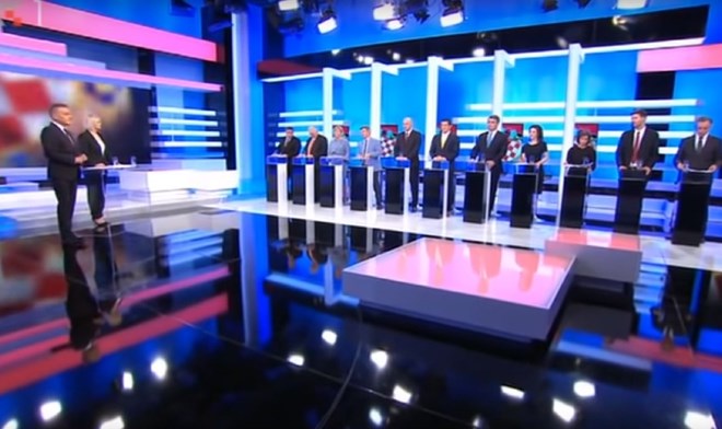 Edino televizijsko soočenje  kandidatov za hrvaškega predsednika so  ocenili za brezkrvno in slabo koncipirano.