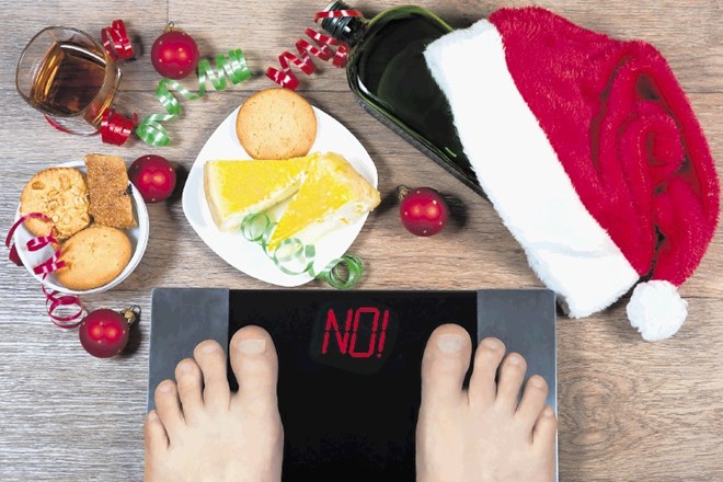 Prehrana med prazniki  vpliva na povečanje telesne teže, v povprečju se zredimo za  dva kilograma.