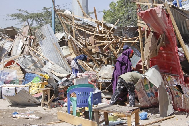 Številne žrtve v eksploziji bombe v Mogadišu