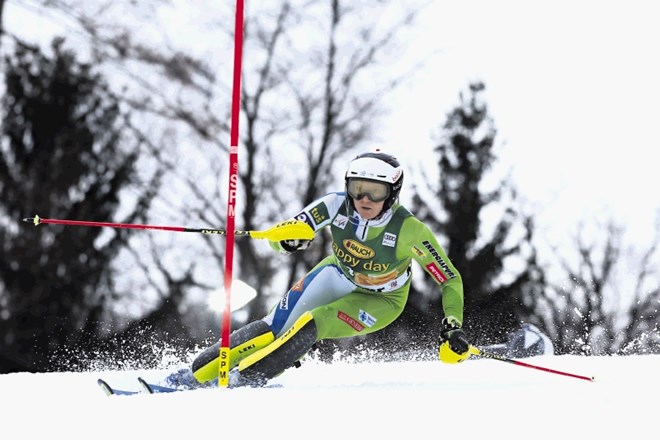 Maruša Ferk je včeraj občutila posledice treh slabših slalomskih nastopov.