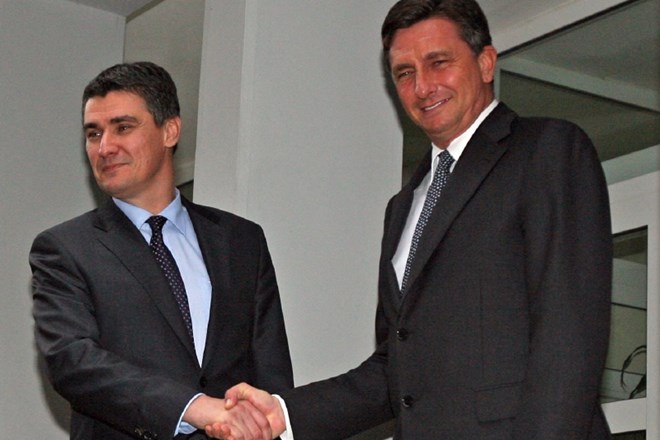 Zoran Milanović in Borut Pahor