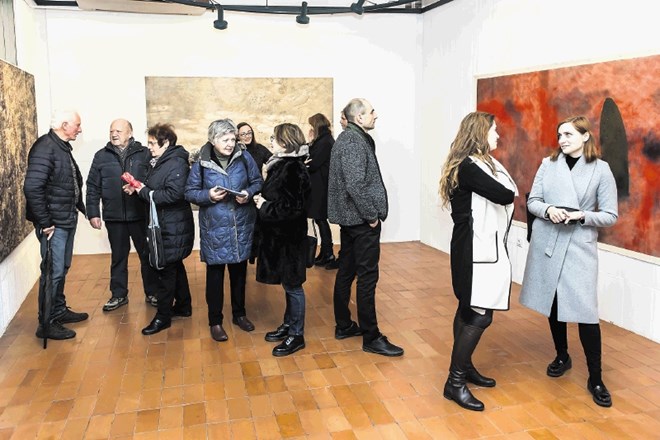 Odprtje razstave Sodobno slovensko slikarstvo – tretja generacija v Pilonovi  galeriji