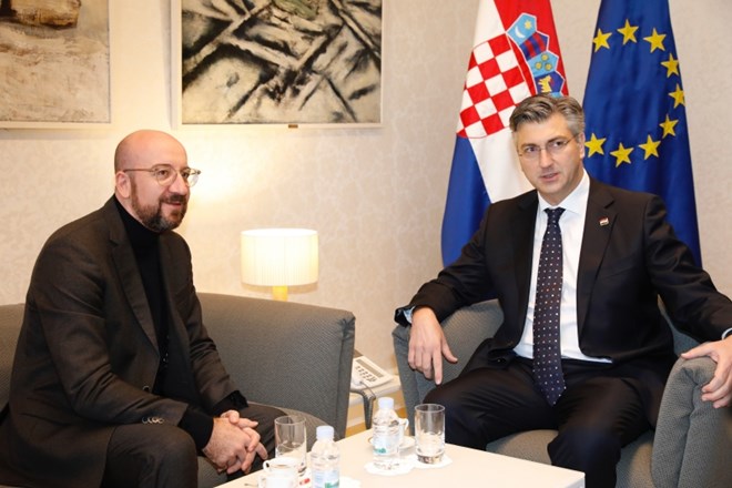Michel in Plenković: S posodobitvijo širitvenega procesa do zelene luči za Skopje in Tirano