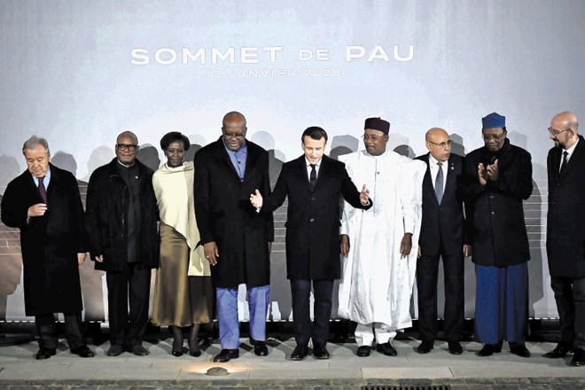 Voditelji na vrhu o Sahelu, ki je potekal v francoskem Pauju.