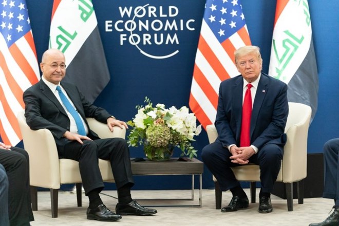 Barham Saleh in Donald Trump
