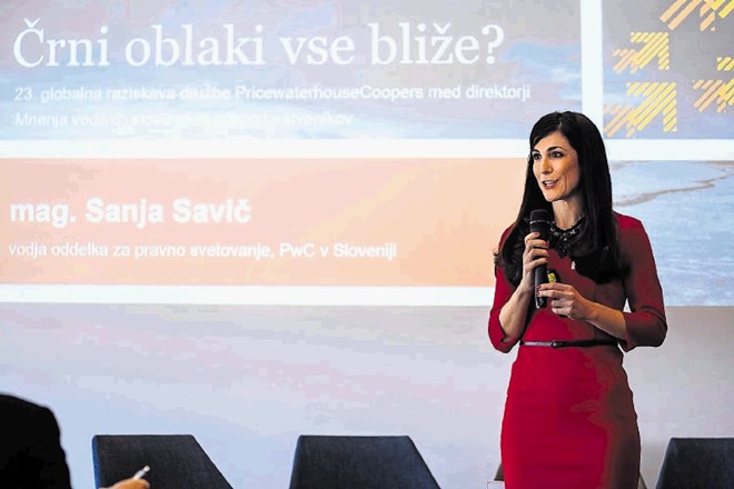 Mag. Sanja Savič, vodja oddelka pravnega svetovanja PwC v Sloveniji