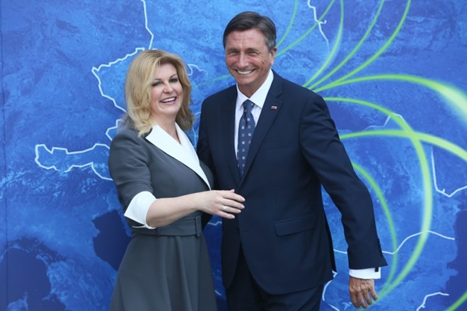 Kolinda Grabar-Kitarović  in Borut Pahor