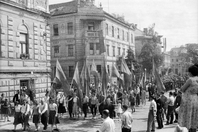 Sokolski zlet svobode v Celju leta  1959.