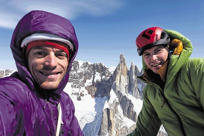 O dosežku Luke Krajnca (levo) in Luke Lindiča poročajo najpomembnejši alpinistični mediji.