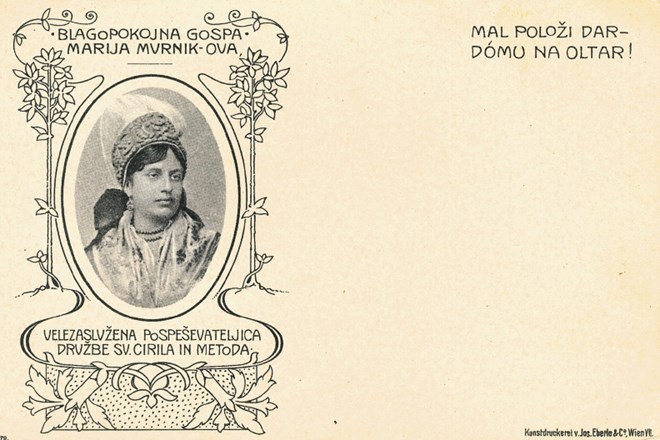 Marija Murnik Horak je v slovenski prostor po češkem vzoru kot atribut narodnosti uvedla tudi narodno nošo.