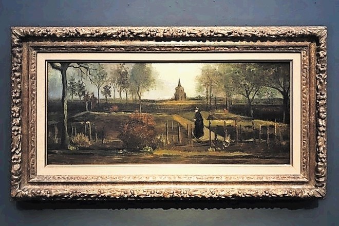 Sliko impresionističnega mojstra van Gogha Spomladanski vrt so ukradli iz muzeja v kraju Laren.