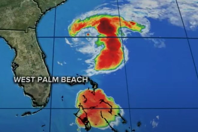 Pred obalo Floride nastala prva letošnja tropska nevihta