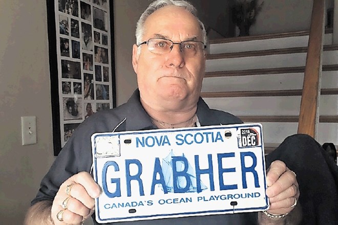 Lorne Grabher iz Nove Škotske svojega priimka ne sme več zapisati na registrsko tablico.