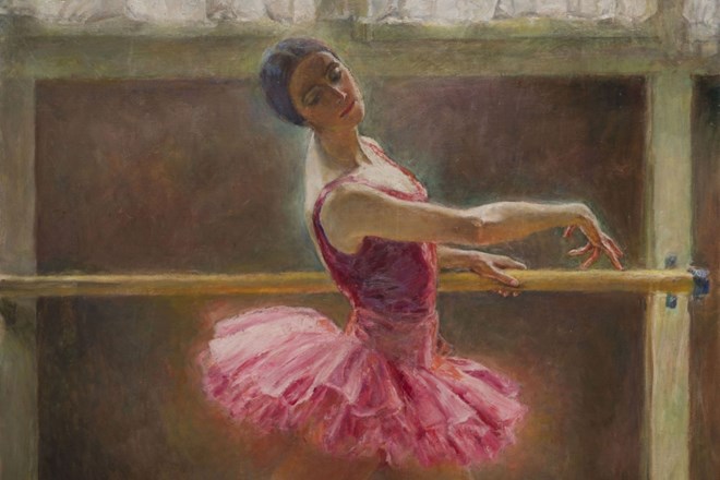 Rut Vavpotič je bila tudi slikarski model za dela svojega očeta Ivana. Sliko Rut kot plesalka iz leta 1932 je mogoče videti v...