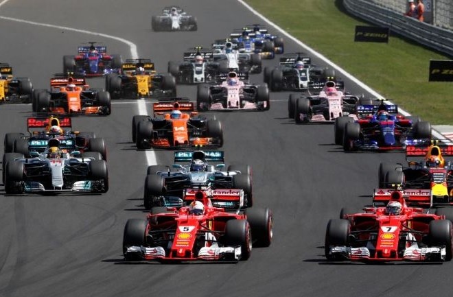 Formula 1 po novem s podelitvijo na ciljni ravnini