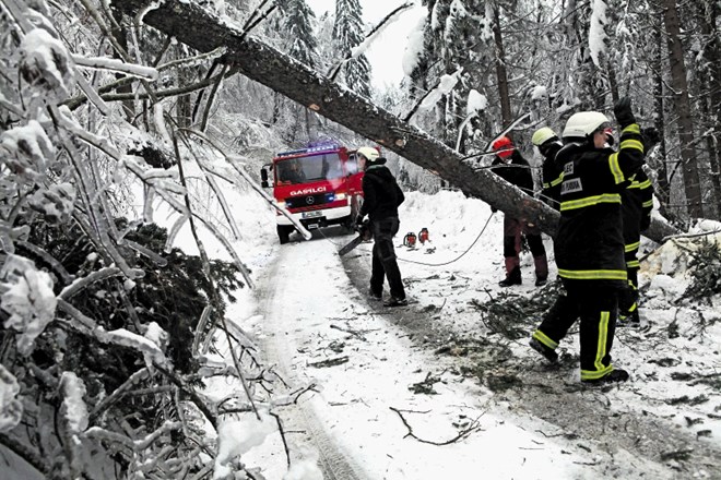 Slovenija  za spoprijemanje s posledicami naravnih nesreč, ujm, požarov,  žleda (na fotografiji)… potrebuje sodobna...