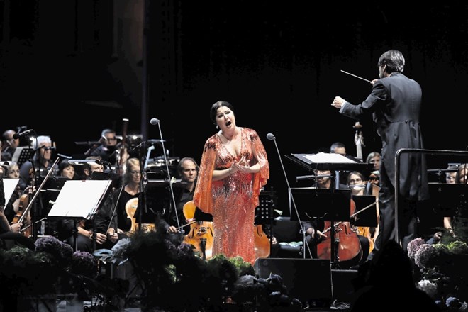 Med slovitimi imeni, ki so letos nastopila na Ljubljana Festivalu, je bila tudi operna diva Ana Netrebko.
