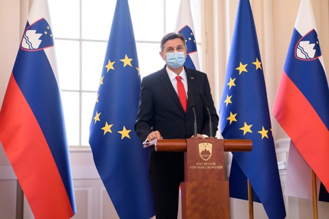 Borut Pahor med današnjim nagovorom.