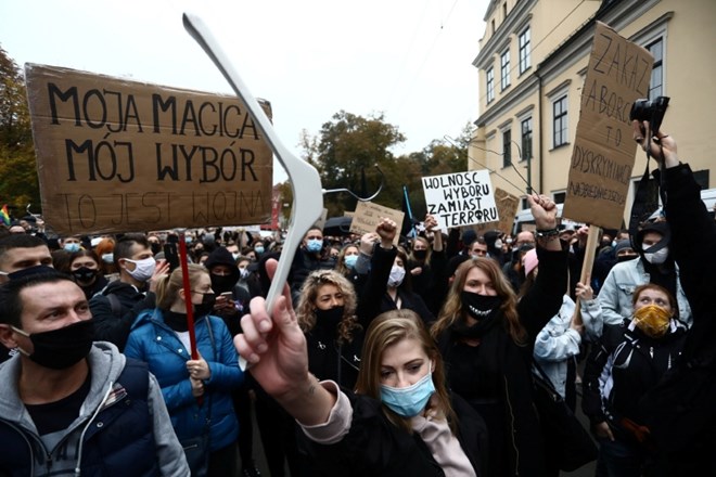 Protest v Krakovu zaradi prepovedi splava.