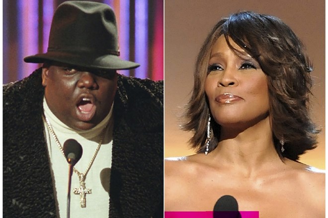 Danes bosta v Dvorano slavnih rock and rolla posthumno sprejeta ameriški raper Notorious BIG in pevka Whitney Houston.