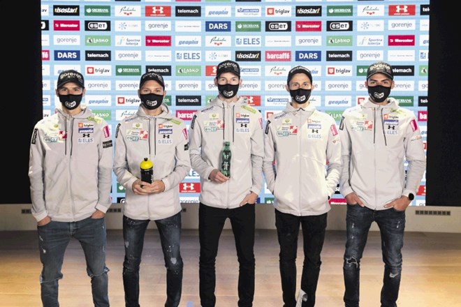 Udarno jedro slovenske reprezentance v Visli bodo sestavljali reprezentanti A (z leve) Tilen Bartol, Anže Lanišek, Žiga...