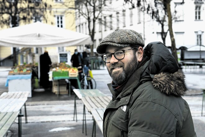 Jason Hartley, Anglež v Ljubljani, je navdušen nad slovenskim povezovanjem lokalnih pridelovalcev hrane in potrošnikov.